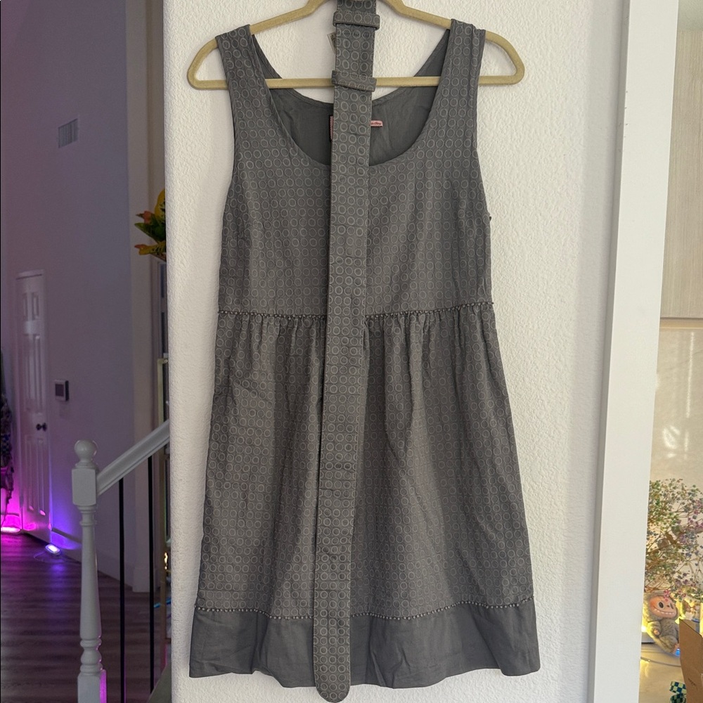 Juicy Couture Gray Sleeveless Dress with matching Belt